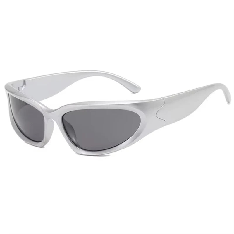 2/3Pcs Fashionable Men and Women Sunglasses High-End Y2K Square Bicycle Glasses Resistant Sunglasses Outdoor Hiking UV400