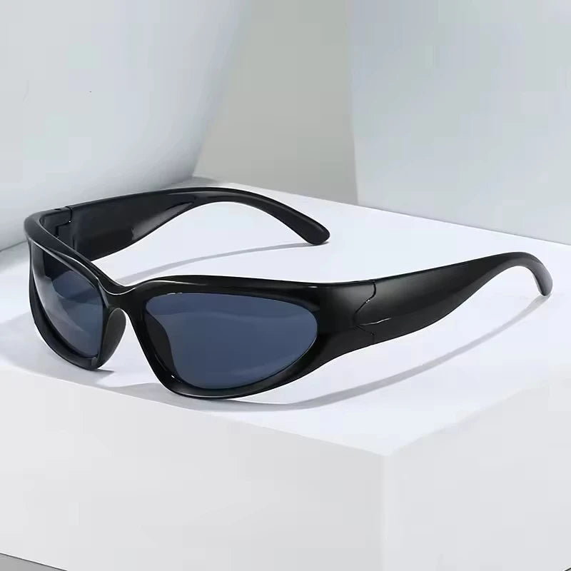 2/3Pcs Fashionable Men and Women Sunglasses High-End Y2K Square Bicycle Glasses Resistant Sunglasses Outdoor Hiking UV400